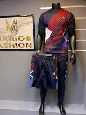 Ensemble 3 pièces Sergio Tacchini – Pantalon + Short + T-shirt