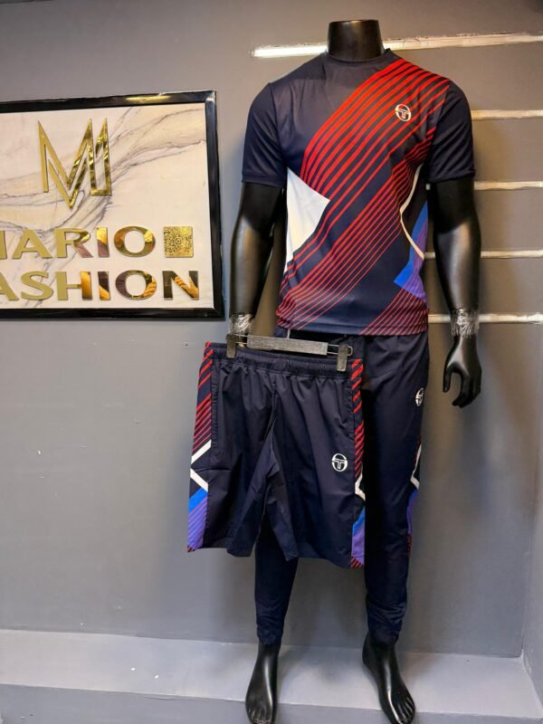Ensemble 3 pièces Sergio Tacchini – Pantalon + Short + T-shirt