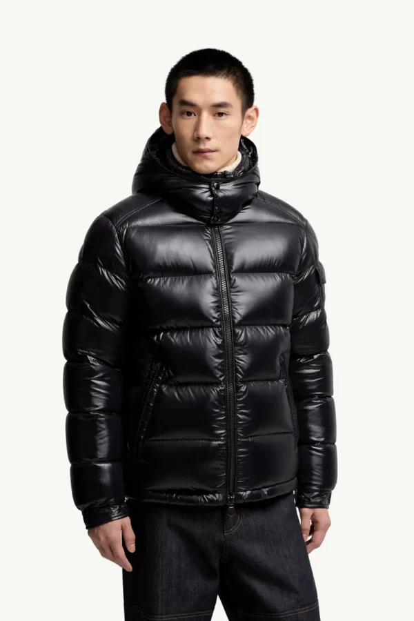 Moncler – Maya Glossy Black Puffer