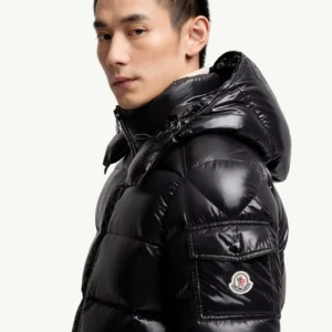 Moncler – Maya Glossy Black Puffer