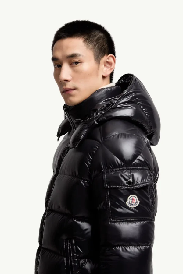 Moncler – Maya Glossy Black Puffer