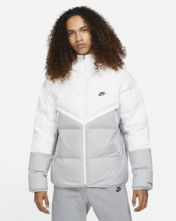Nike –White & Grey Puffer Jacket